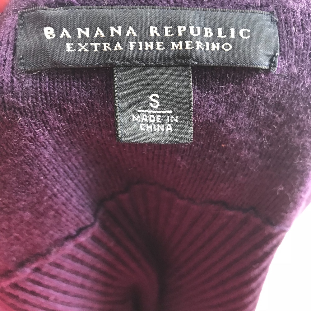 Dark Purple Large Button Down Pocket Sweater - image 5